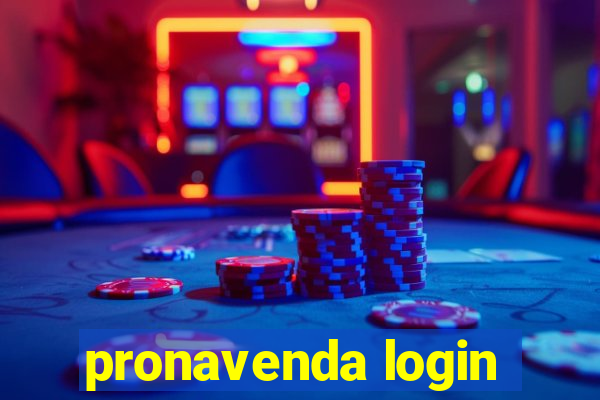 pronavenda login